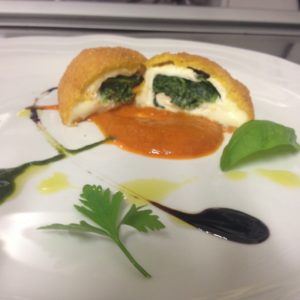 mozzarella di friarielli con colori e sapori del Sud